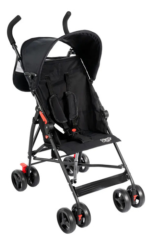 Carrinho De Bebê Styll Baby Guarda Chuva - Preto Preto