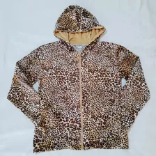 Campera Animal Print Niña Plush Zizi Talle 14