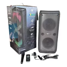 Caixa De Som Partybox Bluetooth Led Rgb 160w Rms Gt-6815