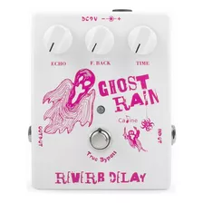 Pedal De Efeito De Guitarra Caline Cp-41 Ghost Rain Echo Delay. Cor Clara
