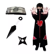 Kit Roupa Akatsuki Naruto Pronta Entrega
