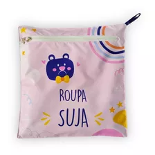 Organizador Roupa Limpa / Suja Dupla Face Tecido Impermeável