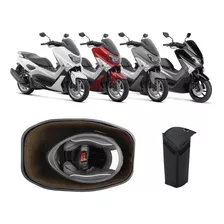 Forração Yamaha Nmax 2019 Scooter Baú Forro Marrom + Guidão