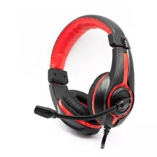 Fone De Ouvido Headset Gamer Targa Tg-ph450 Black Red