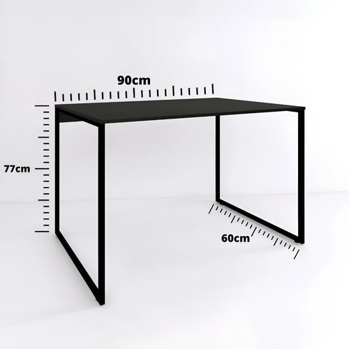 Escrivaninha Mesa 90cm X 60cm Estudo Home Office Retrro