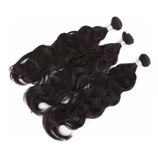 Cabelo Humano Liso Ondulado Natural Tecido Metro 300grs 40cm