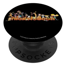 Nickelodeon Retro Group Shot On Logo - Soporte Y Agarre Pops