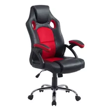 Cadeira Gamer Office Giratória Elevação Gás Extreme Pto Verm Cor Vermelho