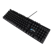 Teclado Mecanico A+ Plus Tech Khan Rainbow Switch Red