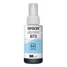 Refil De Tinta Epson 673 Ciano Claro L800 L805 L850 L1800