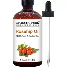 Aceite Puro De Rosa Mosqueta Majestuoso Para Cara, Uñas, Ca