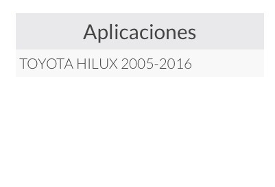 Balata Delantera Toyota Hilux Cabina Sencilla 2008-2017 Foto 5