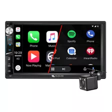 Pantalla Stereo Car Play Android Auto Mirror Con Camara Led