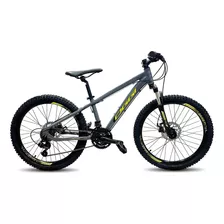 Bicicleta Oggi Hacker 21v Mtb Aro 24 Cor Cinza/amar/pto Tamanho Do Quadro Único