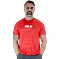 Camiseta Fila Sport Melange Vermelho Mescla - Masculino