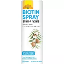 Country Life | Biotin Sprays | 150 Spray | Tropical Coconut