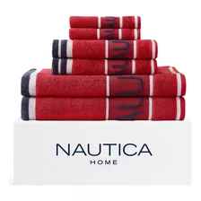 Nautica - Juego De Toallas De Baño De 6 Piezas, Algodón Suav