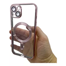 Carcasa Magnética Con Protector De Cámara Para iPhone Todos