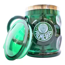 Caneca Térmica Relevo Com Tampa 500ml - Palmeiras