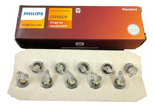 Caja 10x Mini Foco Halgeno Philips W2.1x9.5d 24v W3w 13256 Foto 9