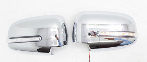 Carcasa De Espejo Cromo Leds Mitsubishi L200 2012 2014 2015 Foto 3