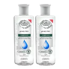 Kit 2x Shampoo Flores E Vegetais Ph Neutro 310ml