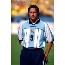 Camiseta Afa Selección Argentina Reebok Firmada X Crespo2000