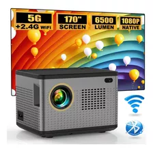 Mini Proyector 5g Porttil Con Wifi Y Bluetooth, 6500 Lmenes