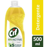 Detergente Cif LimÃ³n Concentrado En Botella 500Â ml