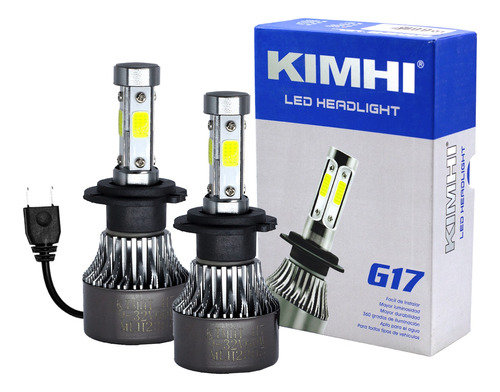 Kit De Led 4 Caras G17 Cob 7600lm 6500k Varias Medidas Foto 6