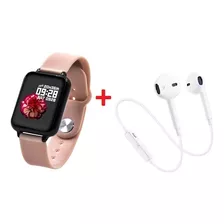 Smartwatch B57 Relógio Inteligente Heroband + Fone Bluetooth