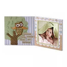 Learning To Fly Owl Photo Frame Marcos Bautismo Para Niños P