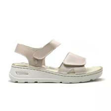 Sandalias Cavatini Guru Cuero Natural Mujer