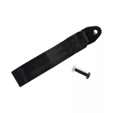  Tow Strap Preto C/ Parafuso E Porca 24 Cm