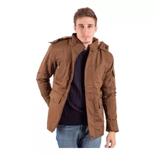 Campera Parka Hombre Gabardina Corderito Chelsea Market Pelo