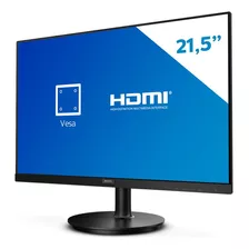 Monitor Com Bordas Ultrafinas 21,5'' 221v8 Philips Bivolt Cor Preto 100v/240v