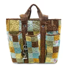 Bolsa Feminina Kimberly Buttercup Patchwork Giulianna Fiori