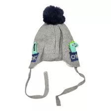 Touca Gorro Infantil Com Pelinho Tapa Orelha Inverno Lisa