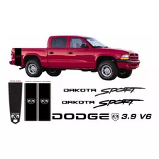 Kit Adesivo Compatível Dodge Dakota Sport 3.9 V6 Comp Kit03