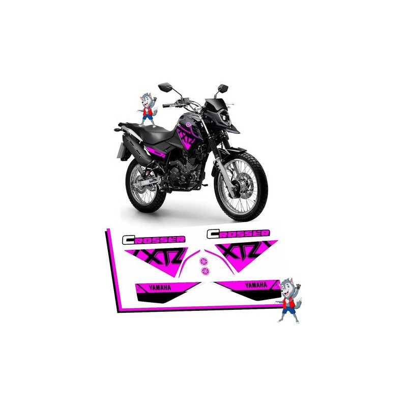 Kit Faixas Adesivos Yamaha Xtz Crosser 150 S 2022 2023