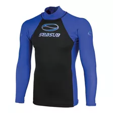 Camiseta Jersey Neoprene Seasub - Proteção Uv, Manga Longa