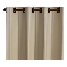 Cortina Corta Luz Raio Uv Blackout Calor 2,20m X 1,30m 50001 Cor Bege