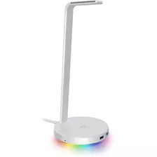 Soporte De Audifonos Razer Base Station V2 Chroma Blanco