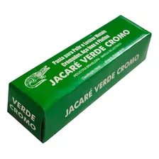 Pasta Jacaré Verde Cromo Polir Limpar Brilho Em Facas 400g