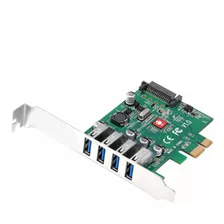 Siig Dual Profile [dp] Usb 3.0 4-port (5gbps) Pcie 2.0 Host 
