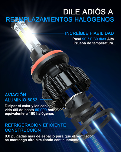 Kit Focos Led H9+h11+h11 Para Infiniti Ex35 2008-2012 Foto 4