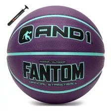 And1 Fantom - Balón De Baloncesto De Goma Y Bomba, Tamaño