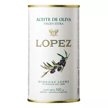Aceite De Oliva Lopez Virgen Extra Lata 500 Ml
