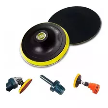 Base Disco De Lixa Com Velcro 125mm M14 Para Esmerilhadeira