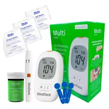 Glicocheck Aparelho De Medir Glicemia Diabetes Kit Completo